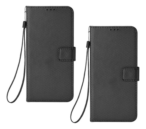 2×funda Para Zte Blade A54 Lujo Tarjeta Paquete