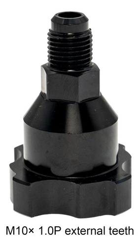 3 Conector De Taza Para Pintura En Rosca 1p Negra De 10 Mm