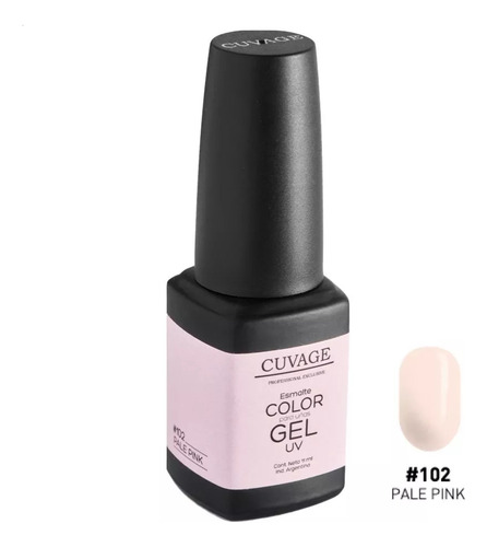 Cuvage Esmalte Semipermanente Gel Uv 11ml Color 102 Pale Pink