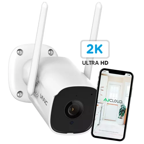 Camara Seguridad Ip Unnic Full Uhd Wifi Exterior Interior 2k Color Blanco