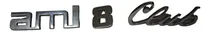 Comprar Insignia Ami 8 Club Metalicas Cromadas De Epoca T Original 