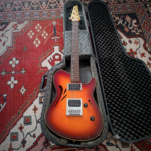 Ibanez Starfield Cabriolet Japon ( Fender Telecaster Offset) Diestro Rojo Palo De Rosa (Usado)