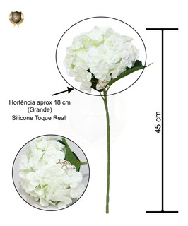 Hortencias Artificiais Brancas | MercadoLivre 📦