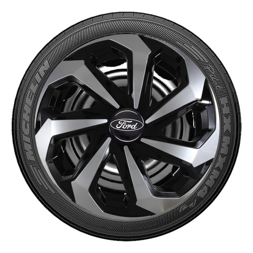 Promoção 4 Pç Carlotas Aro 15 Spider Ford Focus Ka Courier