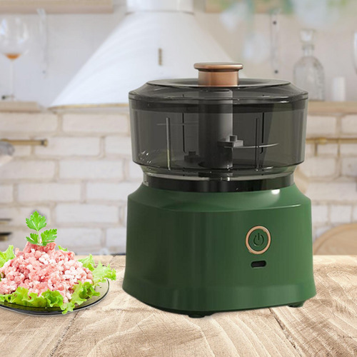 Chili Pepper Shredder Electric Garlic Chopper 350ml Verde