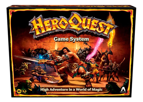 Sistema De Juego Hasbro Gaming Avalon Hill Heroquest, Fantas