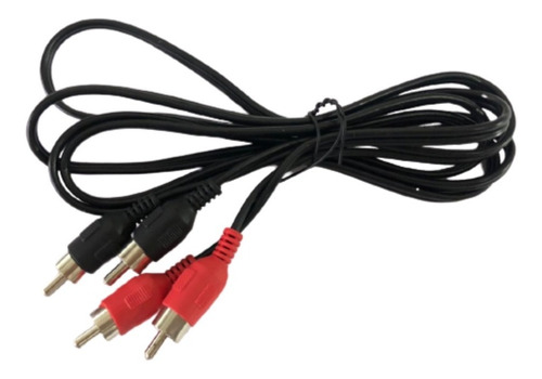 Cable Rca Audio Rojo Negro 1.5mts 2 Rca A 2 Rca