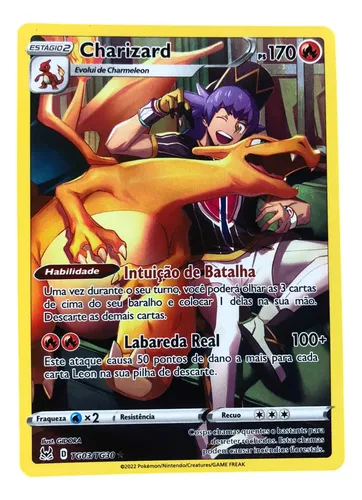 charizard pokemon card tg03/tg30 Pokmon Lost Origin #TG03 PSA 10 Grail Collectibles AZ Royal Blaze This attack does 50 more damage for each Leon in your Discard Pile 100+ Carta Pokmon Original Copag Charizard