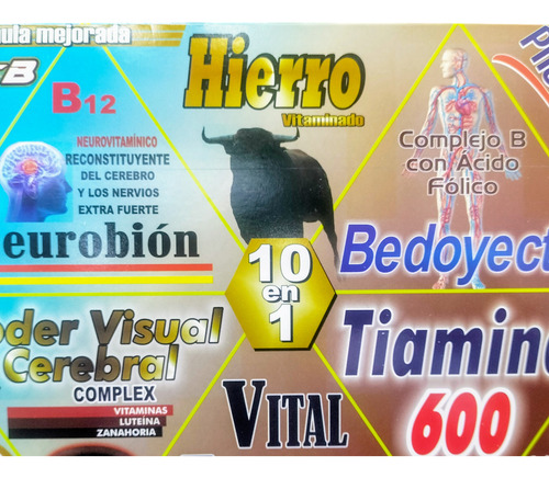Vitamina 10 En 1 Hierro