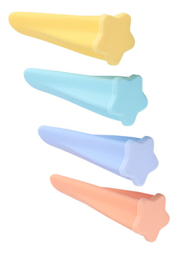 4pcs Silicone Ice Pop Mold Dustproof Safety Freezing Ice