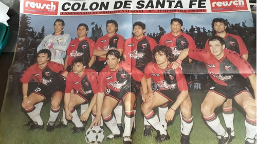 Póster Colón De Santa Fe 1993/94 Super Gigante Solo Futbol 