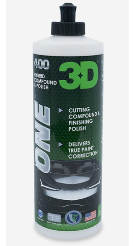 3d One, Hybrid Compound & Polish, 8 Onzas(240 Ml)