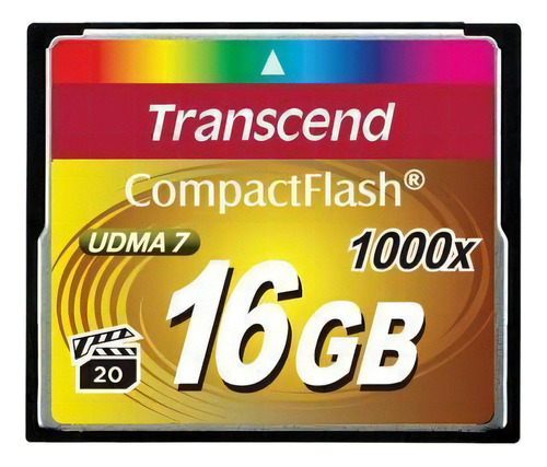 Cartão De Memória Compactflash Udma Transcend Cf 1000x 16gb