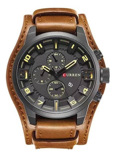 Reloj Curren Para Hombre Original Correa De Cuero