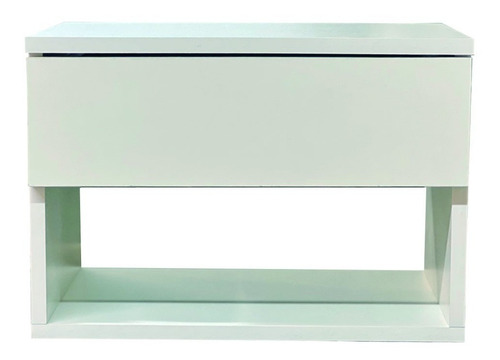 Imagen 2 de 10 de Mesitas De Luz Flotantes Melamina Con 1 Cajon - Tigre