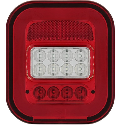 Lanterna Traseira Iva-4010(ld) Led Bivolt C/chicote Conector