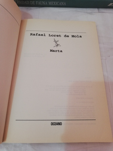 Marta Rafael Loret De Mola Océano (Usado)