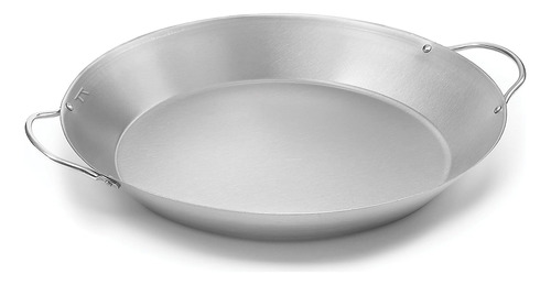 Sarten Para Paellas Outset De Acero Inoxidable, 16.5 X 14 X