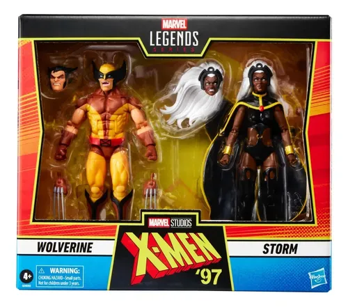 Marvel Legends フィギュアセット Marvel Legends X-men 97 Wolverine & Storm Action Figure | MercadoLivre