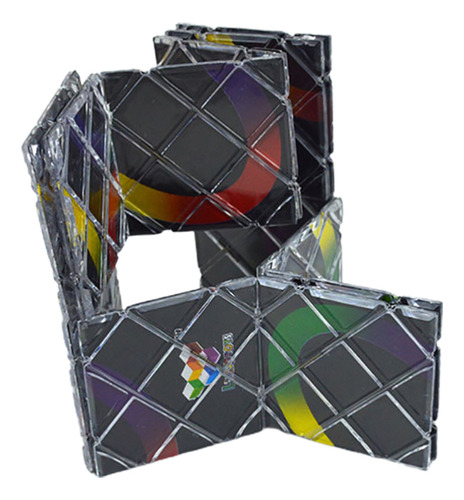 Cubos De Rompecabezas Plegables De 8 Paneles Twisty Cubo Mag