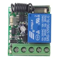 Comprar Módulo Receptor Rele Rf Relay 12v De Un Canal 433mhz