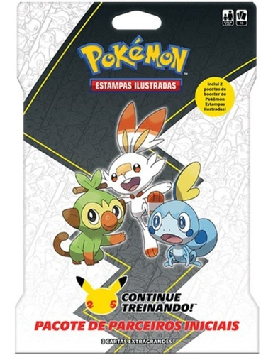 Pokémon Blister Gigante Pikachu + Galar - Parceiros Iniciais