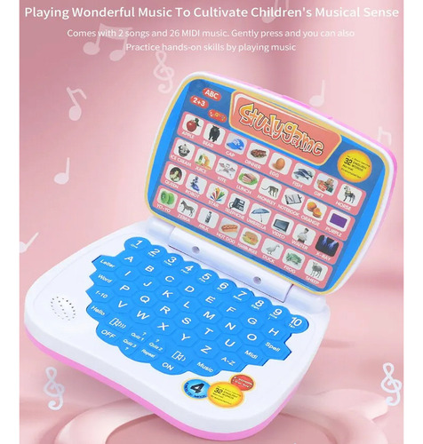 H, Mini Portátil Educativo Interactivo Didáctico En Inglés