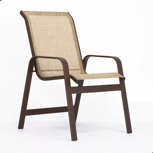 Jogo Conjunto De Mesa Para Área Externa, Piscina, Varanda Estrutura Marrom-claro
