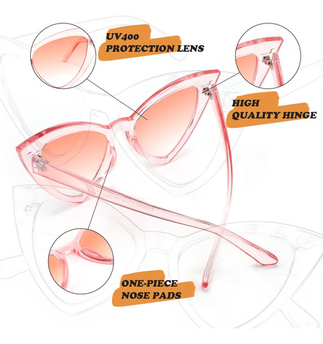 Feisedy Gafas De Sol Estilo Ojo De Gato Retro Para Mujer Gaf