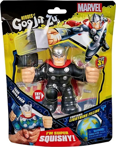 Figura Heroes Of Goo Jit Zu Thor Squishy Marvel