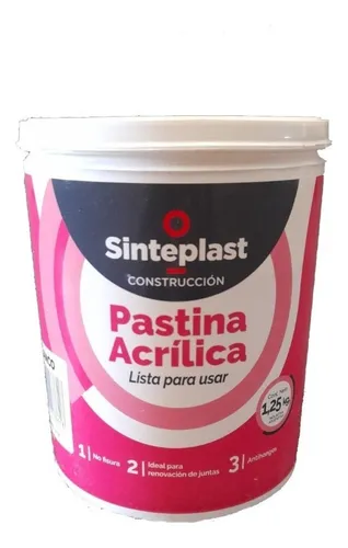 Pastina Acrilica Lista Para Usar Colores Sinteplast 1,25 Kg