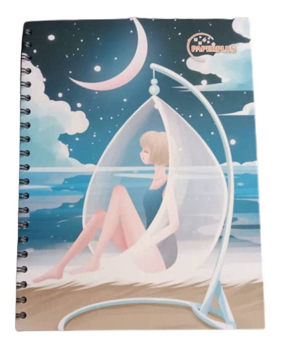 Libreta Empastada Con Resorte 6 Materias 1 LĂnea 150 Hojas