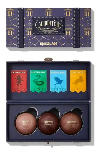 Kit Batom Quadril Harry Potter X Sheglam Quadribol