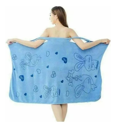 Bata Microfibra Tipo Toallon Pijama Super Suave Envio Gratis