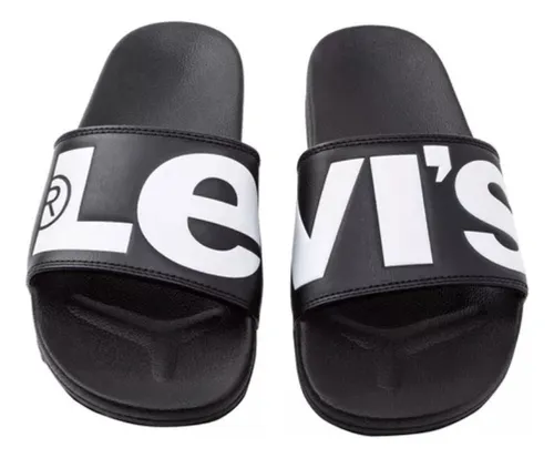 Chinelo Levi's® Slide Super Sized Preto - Lbf110035