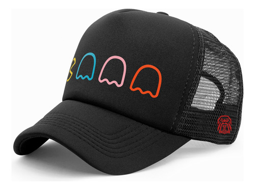 Gorra Trucker  Personalizada Motivo Retro Pacman 002