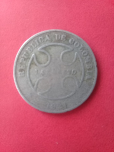 Moneda De Lazareto 1921 50 Centavos