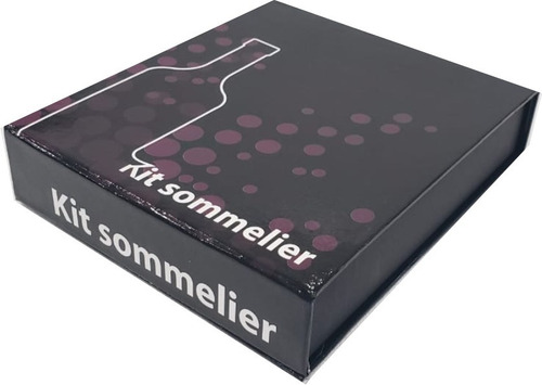 Set Vino X 4 Acc Para Sommelier Caja 15 X 14 Cm