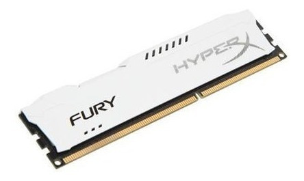 Imagem 3 de 3 de Memória Ram Hyperx Fury 4gb Ddr3 1600mhz Hx316c10f2/4 Branca