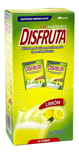 Sal De Frutas Disfruta Caja X 60 Sobres.