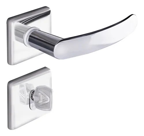 Cerradura de baño cuadrada Premium Aliança Cor 2800/81