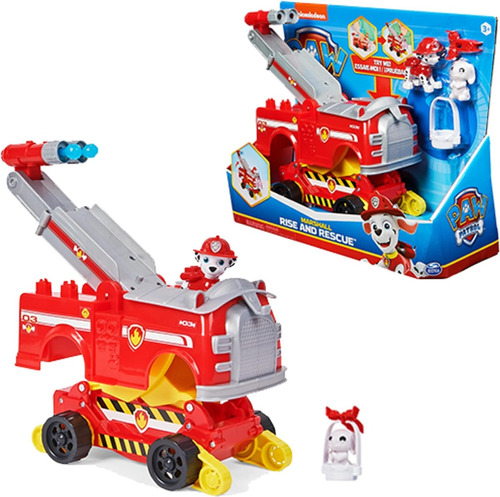 Paw Patrol Marshall Rise And Rescue Vehiculo Que Se Transfor