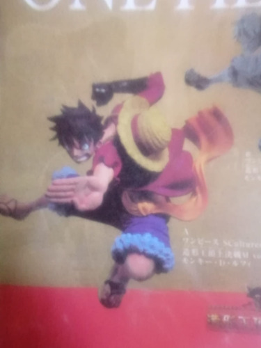 Figura Luffy One Piece Busoshoku Haki No Black Fist 18cm Bas