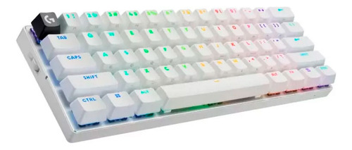 Teclado Logitech Pro X 60 Inalámbrico Lightspeed Blanco