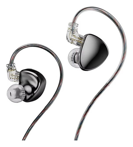Auriculares Trn Mt5 Dual Magnetico Monitores Sin Microfono Negro