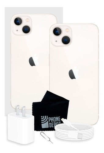 Apple iPhone 13 Mini 128 Gb Blanco Con Caja Original + Protector  (Reacondicionado)
