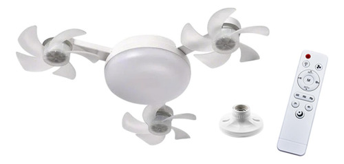 Lámpara Led De Luz Del Ventilador De 3 Cabezas 45cm