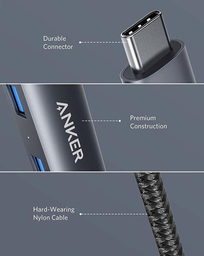 Adaptador Powerexpand+ 5 En 1 Usb-c Anker Hub