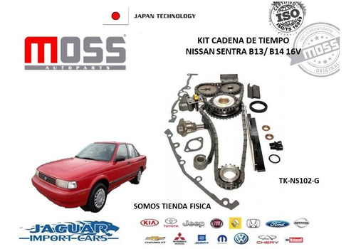 Kit De Cadena De Tiempo Nissan Sentra B13-b14 (tk-ns102-g)