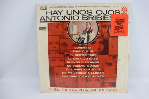 D2048 Antonio Bribiesca Y Su Guitarra -- Hay Unos Ojos Lp